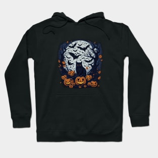 Helloween black cat Hoodie